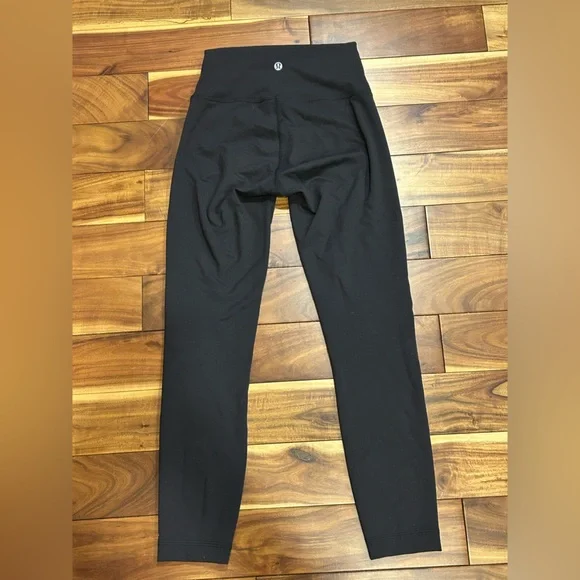 Lululemon Align High Rise Black Leggings 28” size 4 - Picture 3 of 6